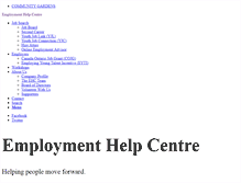 Tablet Screenshot of employmenthelp.org